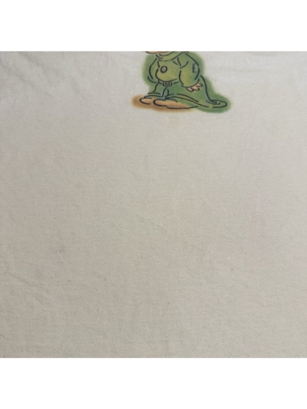 VTG 90s Disney Store Dopey Single Stitch T Shirt Mens Large L Snow White Graphic - Picture 9 of 14